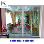 ติดตั้งงานกระจกแกะลาย - ห้างหุ้นส่วนจำกัด กิจพัฒนาอลูมิเนียม 