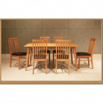 ขายชุุดโต๊ะอาหารไม้โอ๊ค 6 ที่นั่ง จันทบุรี - ห้างหุ้นส่วนจำกัด เจริญภัณฑ์เฟอร์นิเจอร์ 