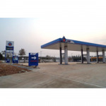 งานก่อสร้างสถานีบริการน้ำมัน - บริษัท เทพมงคล เอ็นจิเนียริ่ง จำกัด