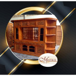 ตู้ชั้นวางของไม้ เชียงใหม่ - เฟอร์นิเจอร์ไม้สักแกะสลัก มัลลิกา เชียงใหม่