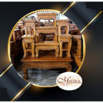 โต๊ะหมู่บูชาไม้สักแกะสลัก เชียงใหม่ - เฟอร์นิเจอร์ไม้สักแกะสลัก มัลลิกา เชียงใหม่