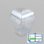 ถ้วยพีเอสเหลี่ยม ฝาโดม - บริษัท แพน ยูเนียน จำกัด