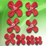 ใบพัดลมแดง - พัดลมขนาดใหญ่ - มงคลถาวรกิจ