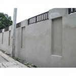 รั้วอิฐบล็อก ก่อสองชั้นติดระแนง - บริษัท ดับบลิวพีอี เอ็นจิเนียริ่ง ดีเวลลอปเมนท์ จำกัด