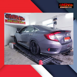 รีแมพ รถเก๋ง Honda Civic ตลาดไท - ม่อน ไดโน่เทส & จูนนิ่ง เซอร์วิส ตลาดไท