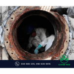 Confine space work - รับล้างถังเคมี ถังบำบัดน้ำเสีย ระยอง - โคลเวอร์เทค