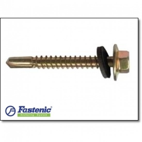 สกรูยึดกระเบื้องลอนคู่ ปลายสว่าน สกรูยึดกระเบื้องลอนคู่ ปลายสว่าน 