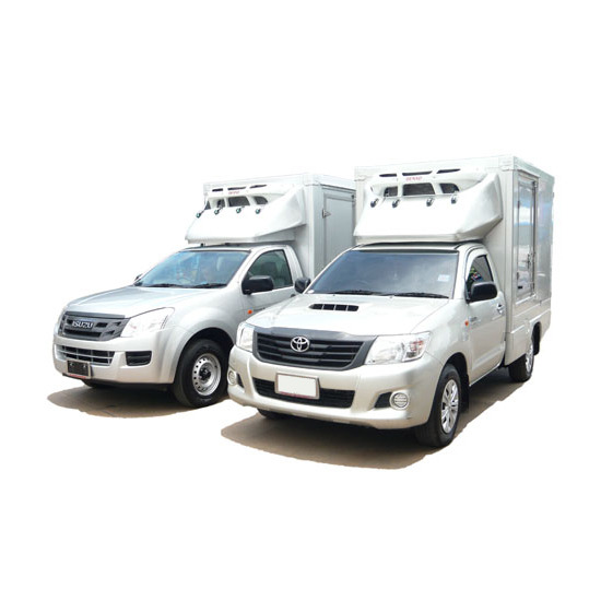 ปิคอัพ ตู้บรรทุกสินค้าชนิดเก็บความเย็น  ต่อตัวถังรถกระบะ   ต่อตัวถังรถบรรทุก  