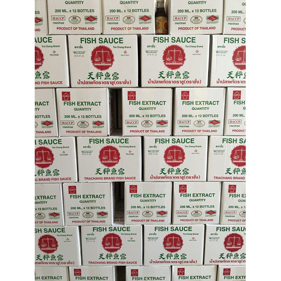 น้ำปลาตราชูตราชั่ง น้ำปลาส่งออก 