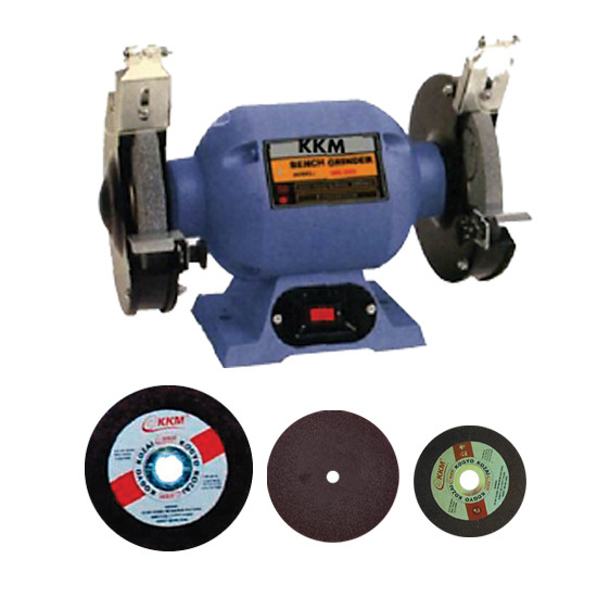 KKM ใบเจียร kkm  ใบเจียร  มอเตอร์หินไฟ  จานทรายเรียงซ้อน  ล้อทรายมีแกน  หินเจียรมีแกน  สว่านแท่นเจาะ  แท่นตัดไฟฟ้า 