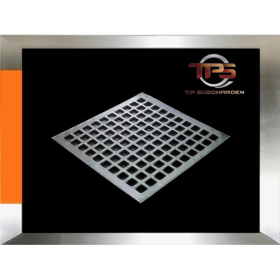 สเเตนเลสเเผ่น เจาะรูเหลี่ยม